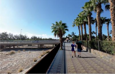 San Bartolomé rehabilitará los paseos del Barranco de Maspalomas