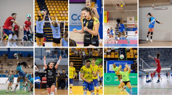 El talento del voleibol canario brilla en las principales competiciones nacionales